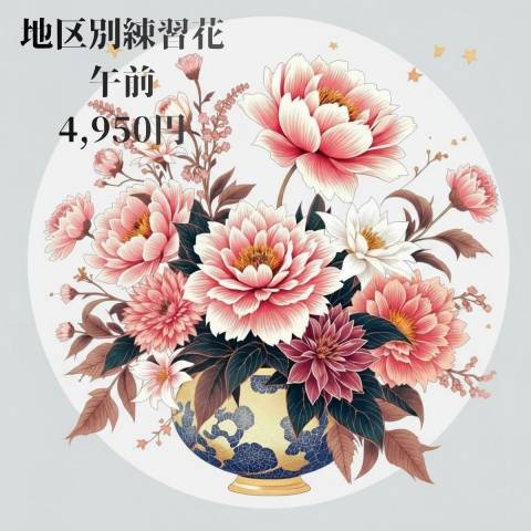 地区別練習花 午前